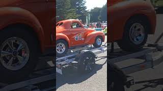 Hot Rod Towing Mini Hot Rod #hotrod #classiccar #carshow #queenscliffrodrun