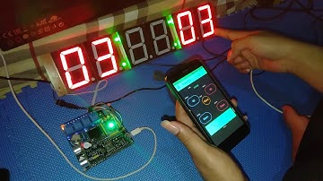 Score board Wifi seven segment via Blynk Nodemcu