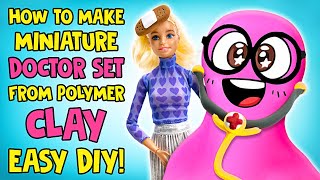 Crafting Playful Miniature Doctor Set With Clay | FUN DIY 🏥