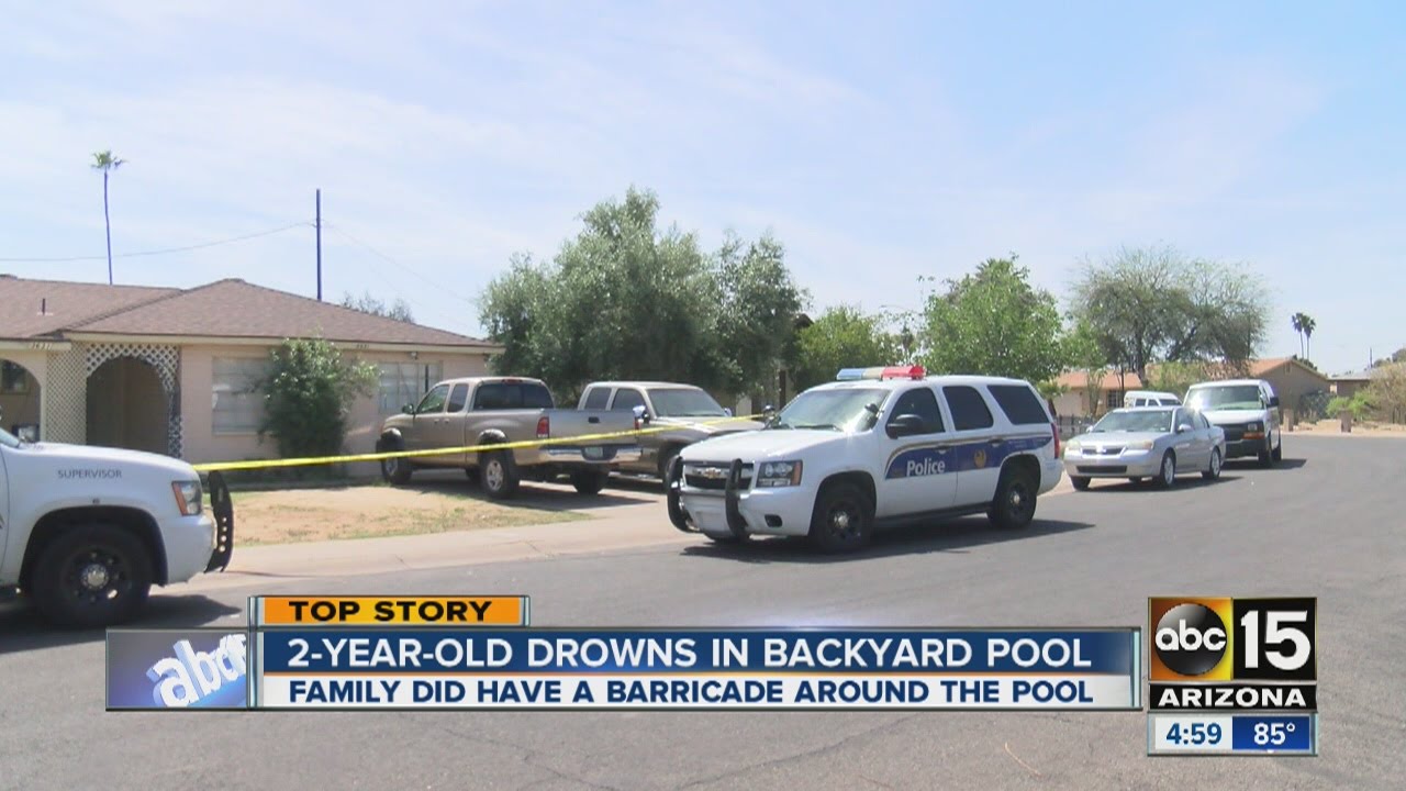 Toddler dies after being pulled from Phoenix pool - YouTube