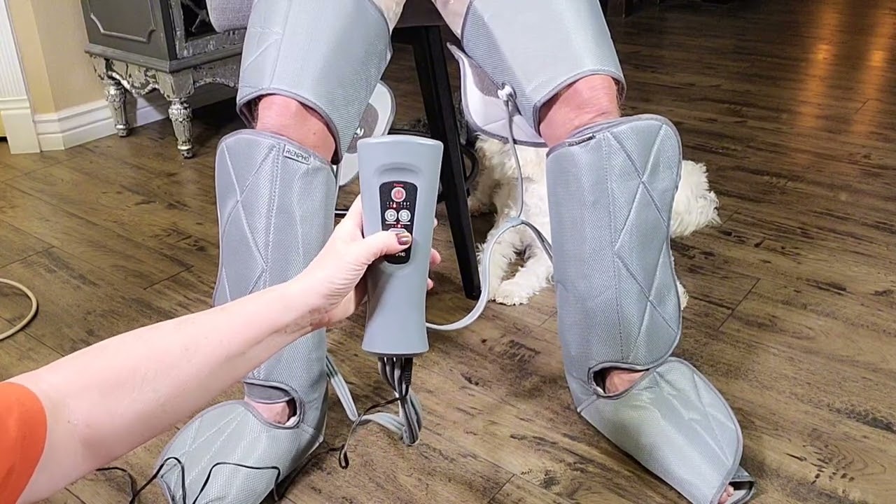 RENPHO Leg Massager for Circulation & Pain Relief - Air Compression Massager