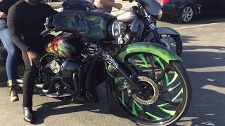 Spawn Bagger Motorcycle with LEDS