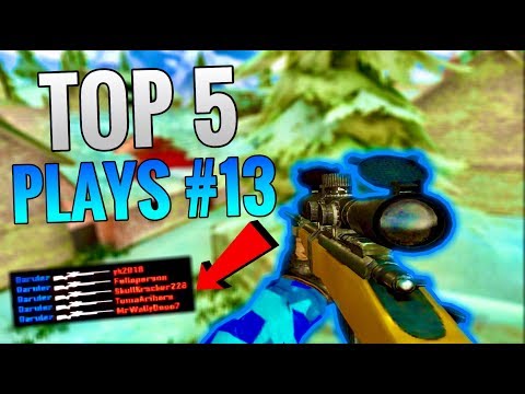 [Bullet Force] Top 5 Sniping Plays #13 NOSCOPE QUADFEED - [Bullet Force] Top 5 Sniping Plays #13 NOSCOPE QUADFEED
