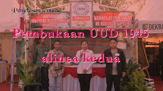 Penjelasan tentang Pembukaan UUD 1945 alinea kedua | Lembaga Kedaulatan Rakyat Indonesia | LKRI