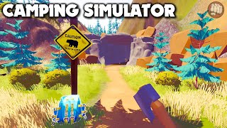 Day One Camp Hunt Survive | Camping Simulator Gameplay | First Look