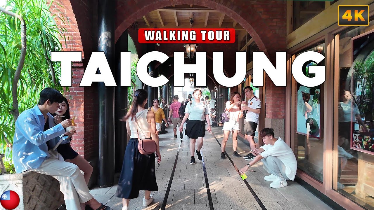 Taichung, Taiwan - Walk through Downtown Taichung, Taiwan's Second Largest City