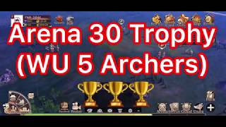 啪啪三国2 |  真三国大战二 | Three Kingdoms: Epic War | TopPlayer | 吴国五弓 竞技场, 5 WU Archers (Arena 30 Thropy!?) screenshot 1