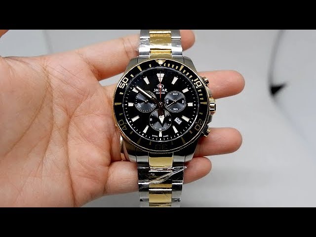 jaguar chronograph swiss made watch - YouTube