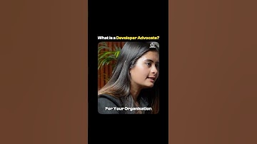 What Is A Developer Advocate? @saumya1singh #shorts #kushalarora #developer #kushalkonversations