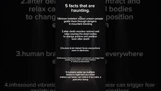 Haunting Facts That Are True #disturbing #terrifyingtales #horror #scary #sad #real #weirdfeeling