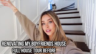 Renovating my boyfriends house! Full house tour before renovations!