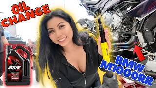 Motul Oil & Brake Fluid Change on 2022 BMW M1000RR!