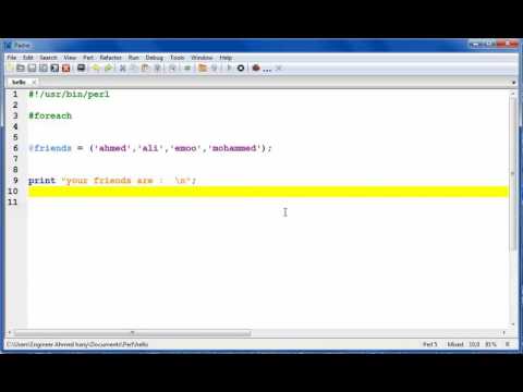 perl tutorial NO 27 Foreach loop