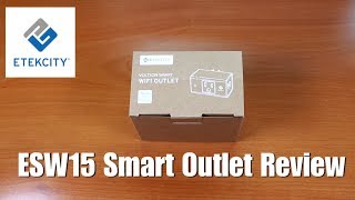 Etekcity ESW15 smart outlet plug review, unboxing, and setup