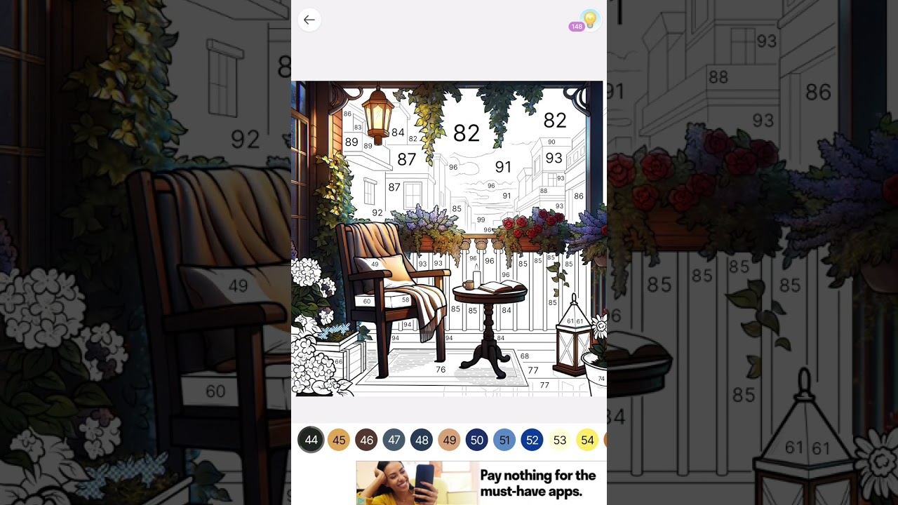 color by number ❤️