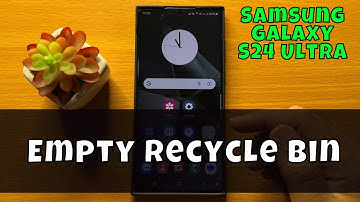 How To Empty Trash Bin | Empty Recycle Bin Samsung Galaxy S24 Ultra