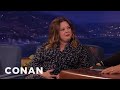 Young Melissa McCarthy Was POSITIVE Her Parents Never Had Sex Ever  - CONAN on TBS