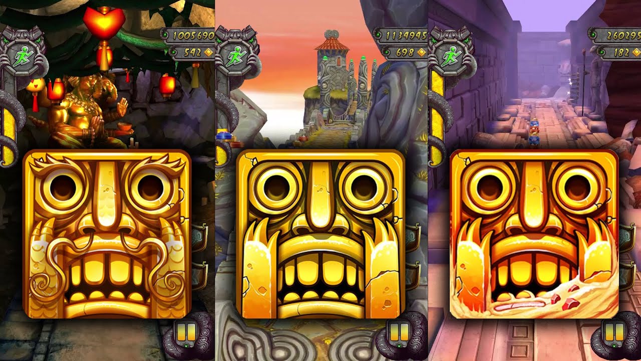 Temple Run 2 Lost Jungle Lantern Festival Vs Temple Run 2 Sky Summit Vs Temple Run 2 Blazing Sands