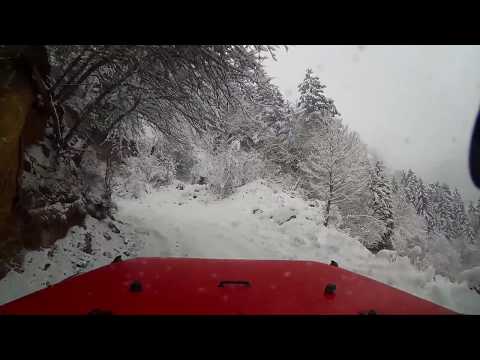 კახისის გზა ზამთარში. The way of kakhisi in winter.dabadzveli.JK rubicon snow riding.