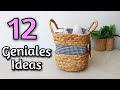 12 Ideas para Organizar Tú Casa con Reciclaje -12 Manualidades para VENDER y GANAR DINERO