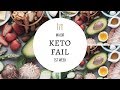 Keto FAIL!!!