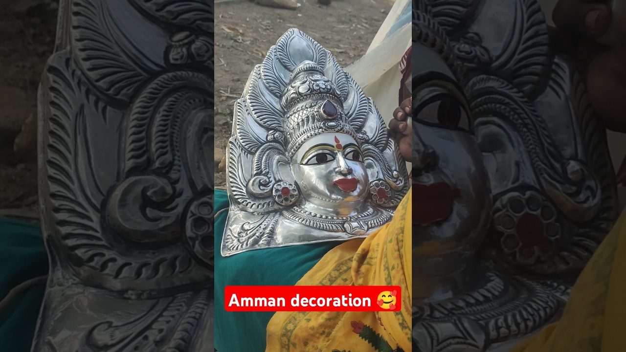 Silver Kavasam Amman Decoration😍🥰Divine beauty