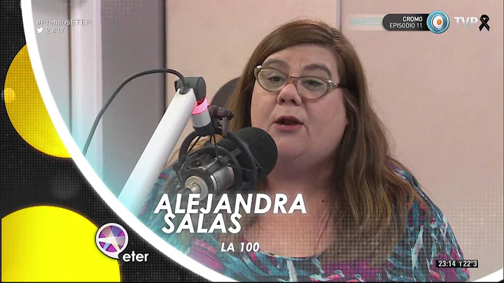 Premios ETER 2015 - Mejor locutora AM/FM: Alejandr...