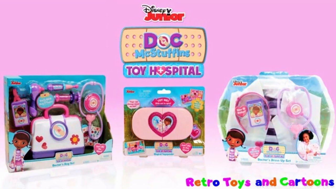 Doc McStuffins Toy Hospital Dress Up Playset Commercial Retro Toys and