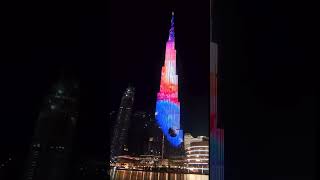 Burj Khalifa LED night show | blessed4life #shorts #dubai #burjkhalifa #burjkhalifashorts  #luxury