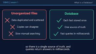 What Is a Database Explained with Animation in 3 Minutes | DBMS for Beginners