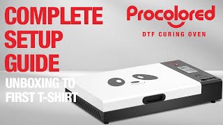 Procolored Oven For DTF Full Unboxing and Tutorial screenshot 4