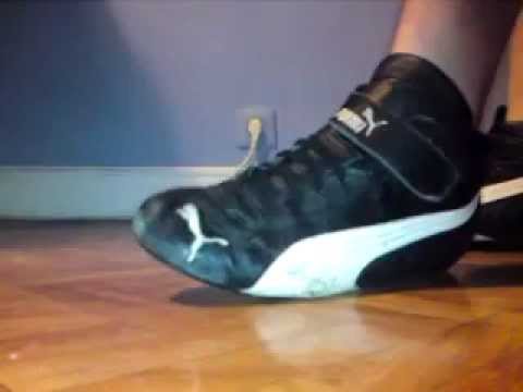 old puma speed cat MID black leather 