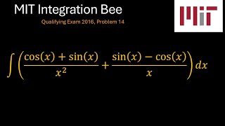 MIT 2016 Integration Bee Qualifying Exam, Problem 14