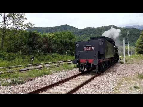 Treno a vapore GFM MESTRE-VITTORIO VENETO loco Gr 740 .......1-5-2017. SalbeFilmVideoSFV