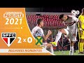 SÃO PAULO 2 X 0 SANTO ANDRÉ | MELHORES MOMENTOS | 6ª RODADA PAULISTA 2021 | ge.globo