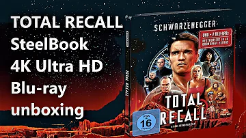 Total Recall (1990) SteelBook Edition 4K Ultra HD + Blu-ray unboxing