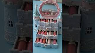 Miss Rose Cinderella Castle Mini Professional Makeup Kit Unboxing 👑✨ | Makeup Box #shorts