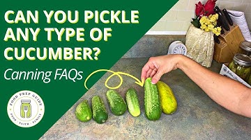Can You Pickle Any Kind of Cucumber?