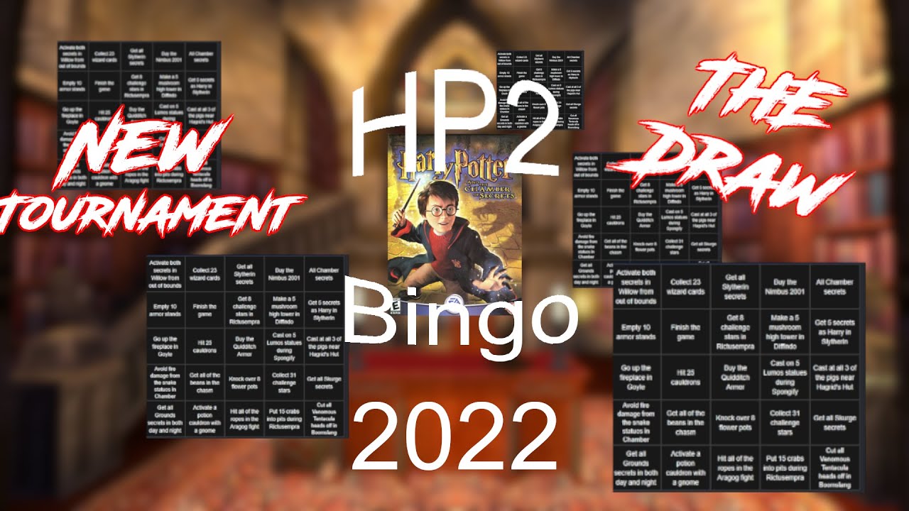 Harry Potter and the Chamber of Secrets (PC) Bingo Tournament 2022 - The  Draw! - YouTube