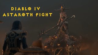 Diablo 4 Act 2 Final Boss - Astaroth Fight