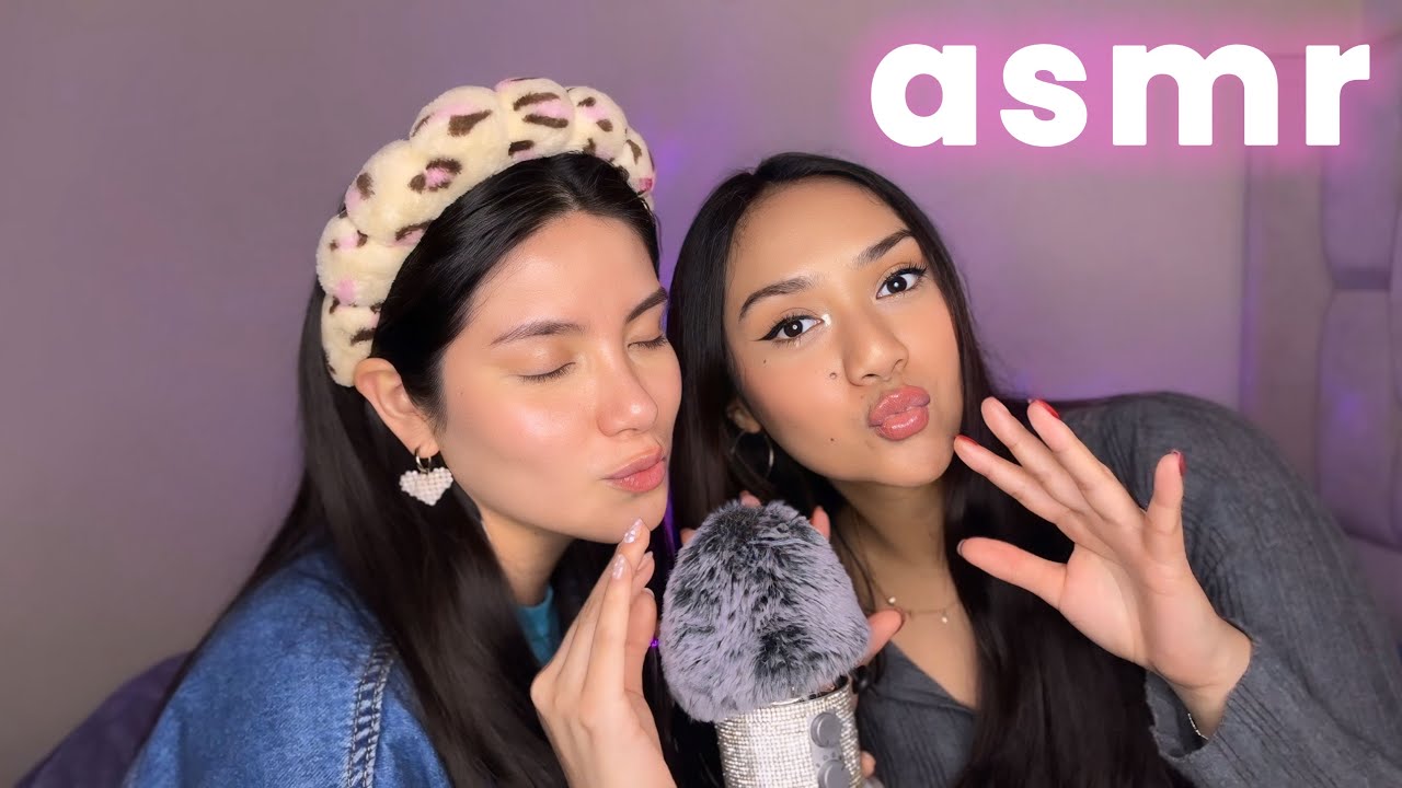 MI AMIGA ME HACE ASMR POR PRIMERA VEZ + ME MAQUILLA + MIMOS RELAJANTES 