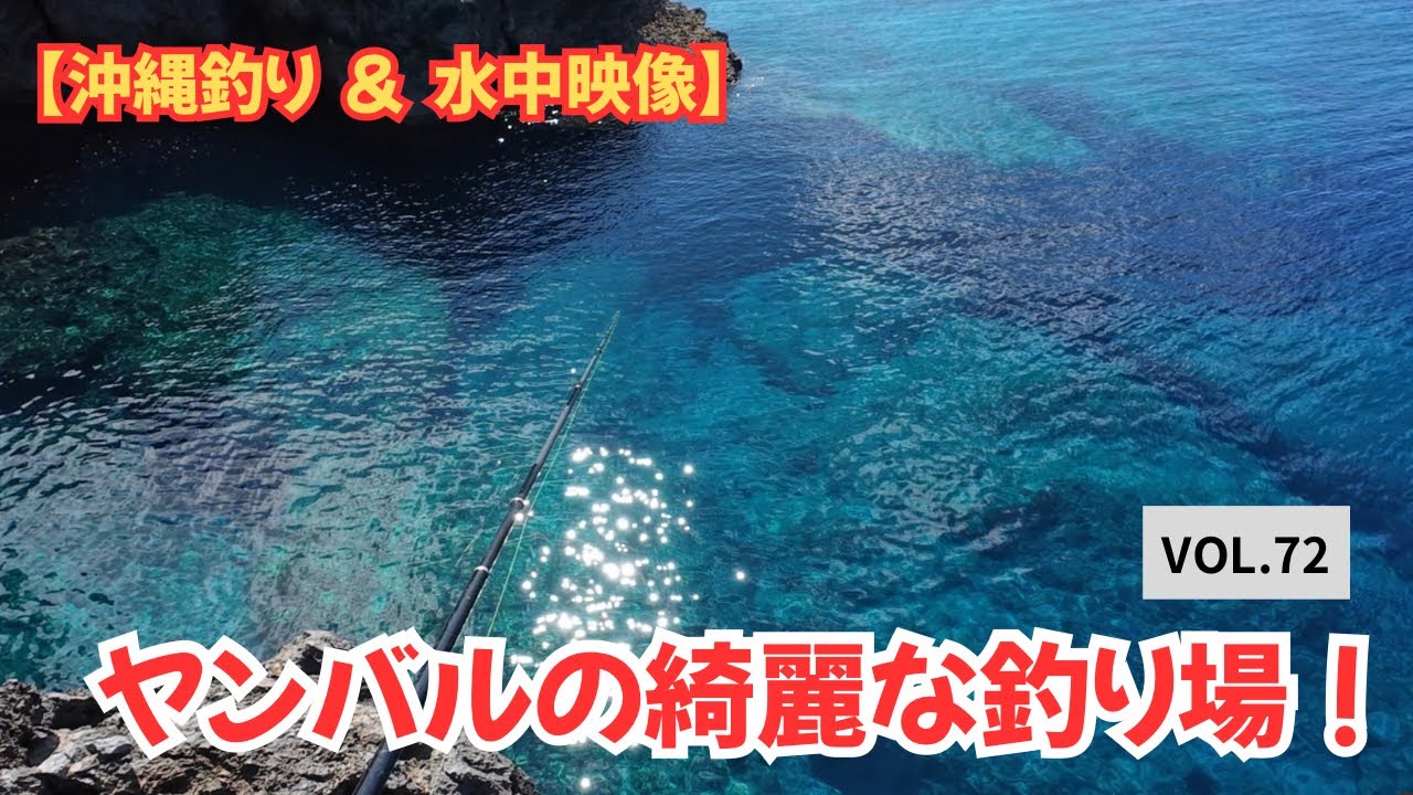 【沖縄釣り】とても穏やかな日！ルアーから磯釣りまで楽しむ！【水中映像】
