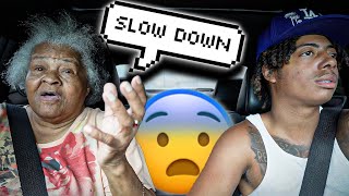Video thumbnail of "MY GRANDMA REACTS TO MY SRT (WE ALMOST WRECKED)"