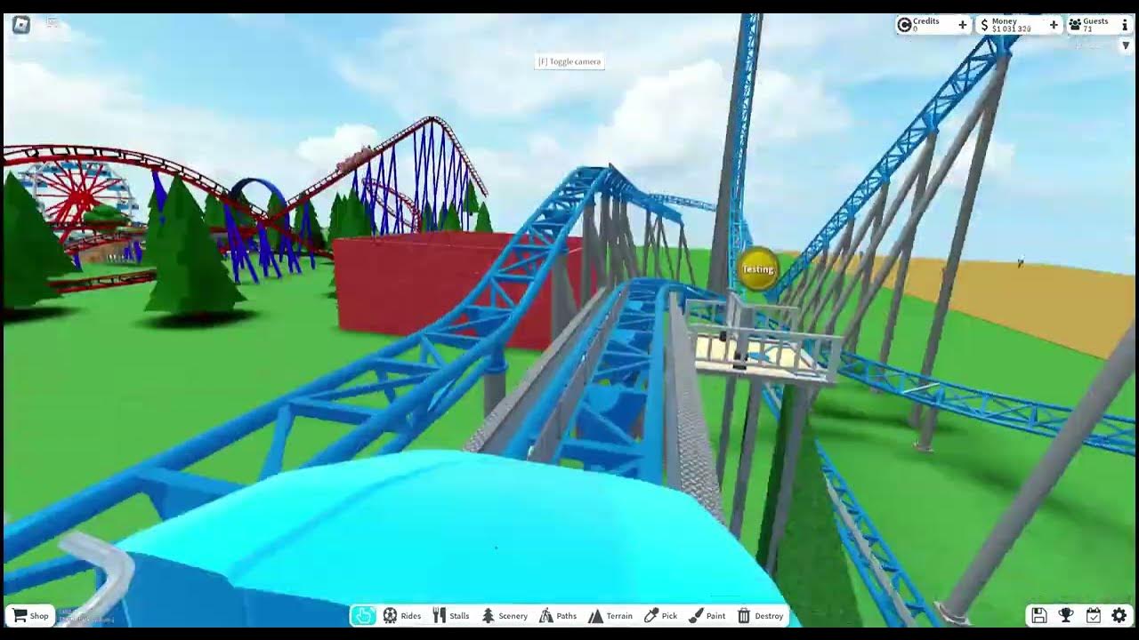 Making a new Rollercoaster in Theme Park Tycoon 2 ROBLOX! Ep 2 YouTube