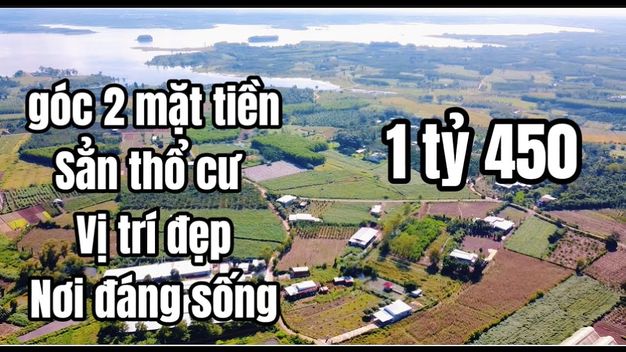 Kẹt tiền! Anh Hiếu bán đất vườn góc 2 mặt tiền có thổ cư gần hồ sông ray ở BR-VT
