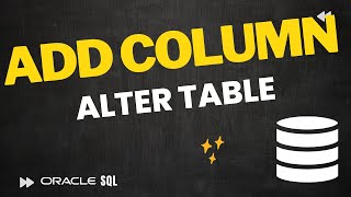 how to add column to existing tables with alter table in oracle database | oracle live sql