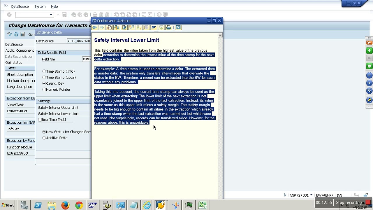 SAP BW-Generic Delta Calday Delta Part 2