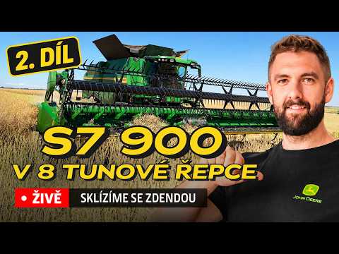 Перегляд відео: Збирання ріпаку з John Deere S