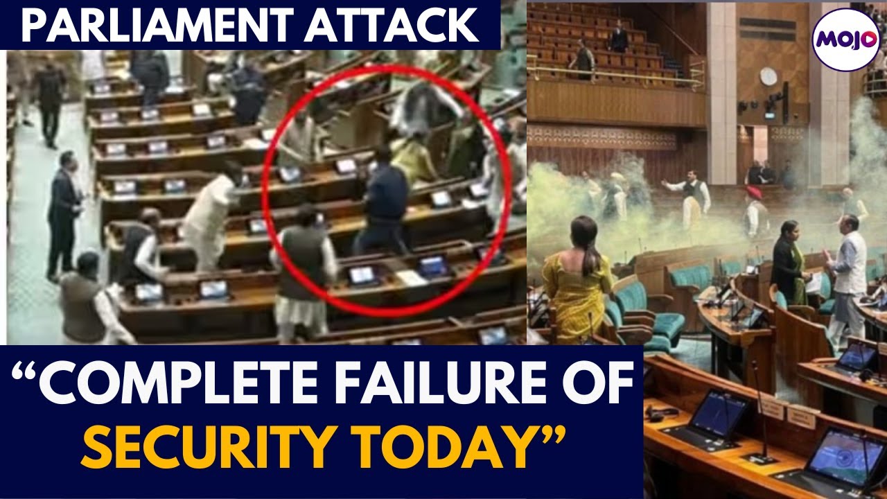 Massive Security Breach in Parliament On Attack Anniversary | Intruders Release Yellow Smoke