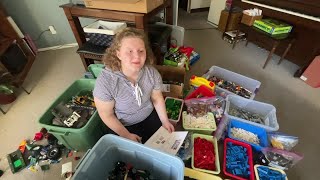 Gabi Shaw collects LEGOs